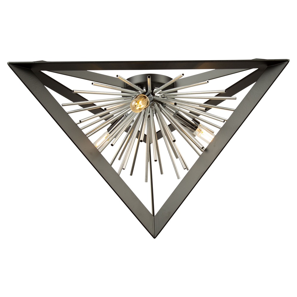 Artcraft Sunburst Flush Mount - Thumbnail 3