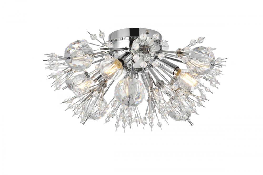 Elegant Vera Crystal Starburst Wall Sconce - Thumbnail 4