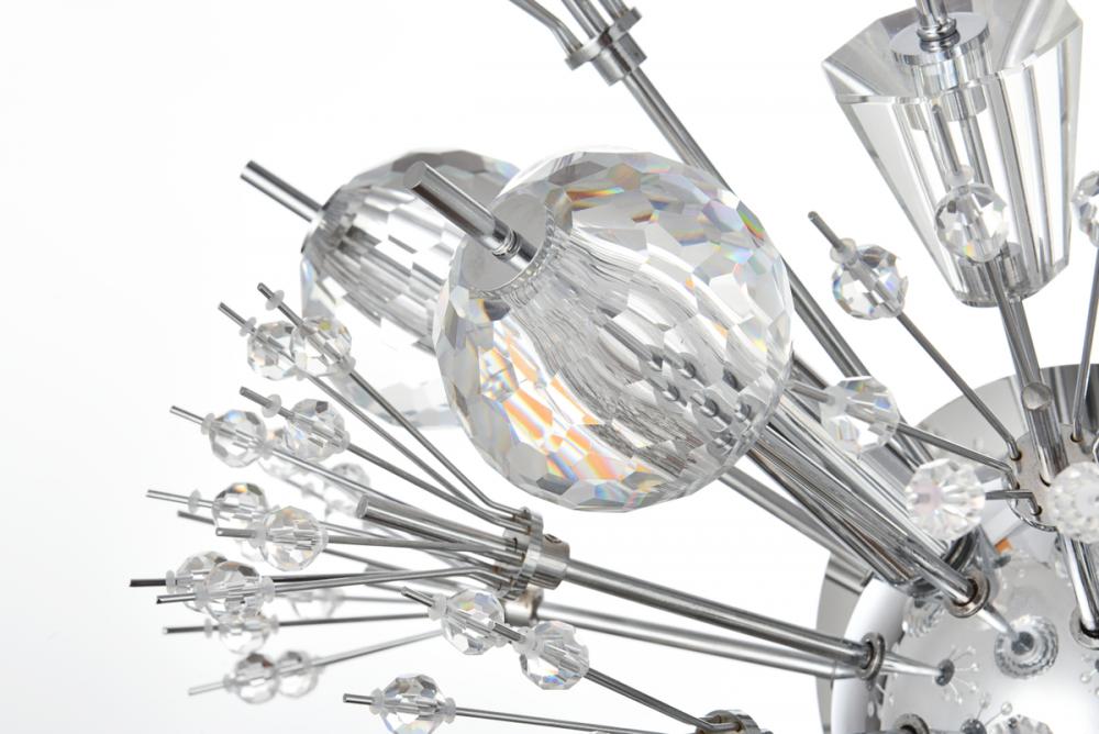 Elegant Vera Crystal Starburst Wall Sconce - Thumbnail 3